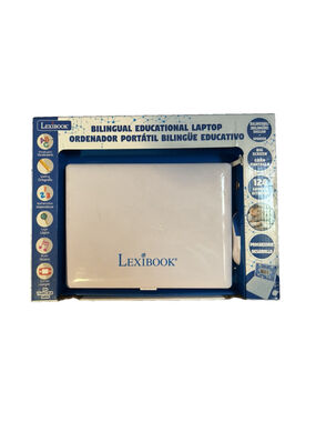 Lexibook Bilingual Educational Laptop Big Screen 124 Games & Activities Open Box
